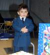 El niño Alan Rivas Rodríguez fue captado en el convivio infantil que le prepararon con motivo de su cuarto cumpleaños