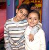 Hugoalexi y Elexa Núñez R. festejaron su octavo y quinto cumpleaños respectivamente en una fiesta infantil.