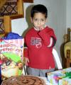El niño Pavel Guevara Sánchez celebró su tercer aniversario de vida con un convivio ofrecido por sus padres.