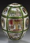Una colección de piezas de Fabergé valorada en 90 millones de dólares y que incluye ocho huevos que pertenecieron a la familia imperial rusa, será subastada en abril próximo en Nueva York.
Imagen:  El huevo de la coronación