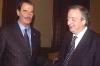Tras una reunión bilateral de más de una hora, los presidentes de EEUU, George W. Bush, y México, Vicente Fox, ofrecieron una rueda de prensa conjunta en la que destacaron sus coincidencias en temas políticos y económicos.