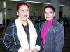  14 de enero  
Yolanda de los Santos retornó a México luego de disfrutar de un período vacacional; fue despedida por su hermana Dolores Alicia de los Santos