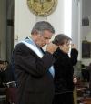 'Las palabras que debemos pronunciar y hacer realidad son unidad, seguridad, justicia, trabajo, salud y educación para todos', dijo Berger, de 57 años, en su primeras palabras como presidente.