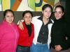  16 de enero  
Angie Perea, Lulú Romero, Vanessa Benítez y Ginna Morales Marcos, captados en un café de la localidad.
