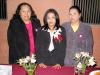  20 de enero  
Grisel Herrada Chávez acompañada de María Guadalupe Herrada e Irma Vázquez de Treviño, organizadoras de su despedida de soltera.