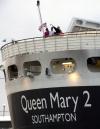El Queen Mary original hizo su primera travesía en 1934 y actualmente es un hotel en la ciudad californiana Long Beach (EU).
