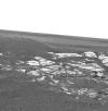 En las primeras fotografías se aprecian unos terrenos rojizos y grises, así como un lecho de roca lisa situado directamente frente a la lanzadera del 'Opportunity', explicaron los científicos del Laboratorio de Propulsión a Chorro de la agencia espacial estadounidense (NASA) en rueda de prensa en Pasadena (California).