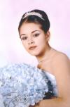 Srita Mariana Delgado Altamira, el día de sus quince años de vida., es hija de los deñores Sergio Delgado y Margarita Carvantes