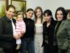 Antonio Lara Prieto y María Elena Cruz de Lara festejaron el 15 aniversario de su matrimonio en compañía de sus hijos, Andrea, Mariana, José Antonio y Daniel Antonio.