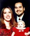 Carlos Alberto Ramírez Mejía, joven lagunero que reside en Missouri, EU, desde hace tres años con su esposa Sya Ramírez y su peuqeña hija Lauryn.