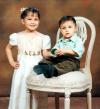 La niña Itzel Guadalupe Chenag Ibarra festejó su cuarto cumpleaños acompañada de su hermanito Alan Alejandro Cheang Ibarra.