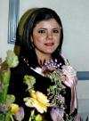 12 de marzo 
Alejandra Borrego Anzures durante su despedida de soltera.