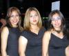 La Señorita Tecnológico 2004, Edna Yolanda Ruiz Estrada junto a dos de sus compañeros.