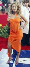 Rudy Pérez quien fue galardonado con el premio a mejor Productor musical fue captado junto a la sensual Pilar Montenegro