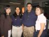 Ismael Romero, Gabriela Palacios y Yadira Flores llegaron del Distrito Federal y fueron recibidos por Magdalena Ramírez.