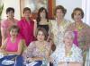 Esperanza de García, María Elena de Verano, Emma P. de Alonso, Hortencia de Algara, Toña de Vega, Celia de Bayón y Mary C. de Noyola.