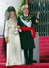 Fue la primera boda real en España desde la del rey Alfonso XIII, bisabuelo de Felipe, en 1906. 

El padre del príncipe, el rey Juan Carlos, y su abuelo, Juan de Borbón, se casaron en el extranjero durante la dictadura del general Francisco Franco.