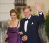 El príncipe de Holanda Willem-Alexander y su esposa Maxima