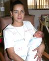 Florencia Esqueda fue mamá por primera vez, el pasado 25 de mayo.
