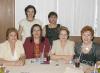Leticia de Albores, Susana Niño de Rivera, Lily de Bustos, Chela de Orozco, Martita Marmolejo y Chely de Rosales.