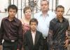 Integrantes de la familia Herver Reyes, captados en pasado acontecimiento social