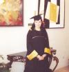 Miriam Soto Casas, el Día de su graduación.
