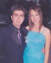 Berenice Cepeda y Daniel Ceniceros, en pasado festejo social.