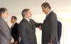 Los presidentes de Brasil, Luiz Inácio Lula da Silva, y de México, Vicente Fox, que comprometieron su empeño en impulsar una amplia integración en distintas áreas entre ambos países.