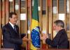 Fuentes diplomáticas dijeron que Brasil tiene gran interés en la asociación de México, un asunto que Lula reitera a Fox en la entrevista que tienen en Brasilia.