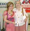 Verónica y David Zamora viajaron al DF, los despidió María Luisa Saldaña.