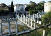 Vista general de una Ágora romana en Atenas, Grecia.