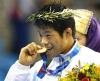 La china Guo Jingjing conquistó la medalla olímpica de oro del trampolín con 633,15 puntos y cómoda ventaja sobre sus rivales en la competencia de clavados.