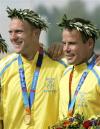 Los alemanes Christian Gille y Tomasz Wylenzek ganaron la medalla de oro de los mil metros canoa doble en el torneo de canotaje de los Juegos Olímpicos. 

Rusia se llevó la medalla de plata y Hungría la de bronce.