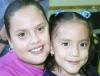 Las pequeñas Fernanada y Karla Morales Alderete, en pasado evento infantil.