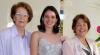  23 de Septiembre de 2004

Vivian Contreras con las anfitrionas de su despedida de soltera, Lydia Ávila de Olvera y Agnes M de Perusquia,