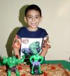 El pequeño Diego Garza Macías celebró su cumpleaos en días pasados con una divertida fiesta
