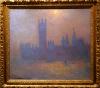 Monet está presente con su 'Londres, parlamento. Efecto de sol en la niebla', obra realizada para la exposición que tuvo lugar en 1904 en Londres titulada 'El Támesis en París'.