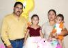  16 de octubre de 2004

Darina Itzel Arriaga Sánchez cumpló cinco años y sus papás, Raymundo y Lorena Arriaga,la festejaron con agradable convivio.