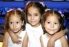 María José, María Isabel y María Alicia Ojeda González disfrutaron de un convivio infantil, con motivo sus respectivos cumpleaños en días pasados.