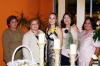 Jaime Amarante. Luz María Bujdud, Poncho Arriaga, Mónica Reynoard y Marcela Cobían, captados en un reciente festejo