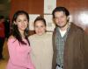 Lorena Marino, Salma Oviedo y Santiago Ayala
