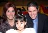 Danna Paola Pantagua Monárrez celebró su tercer cumpleaños con sus papás.