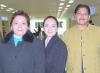 03 de diciembre de 2004

Margarita Estrada, Cristina Díaz de Pichardo y Petra González  viajaron al DF