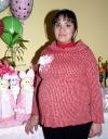 Marcela Mancha de Huerta en la fiesta de canastilla que le ofrecieron por el próximo nacimiento de su bebé