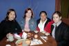 Yolanda Garcia, Cristina Badillo, Jocabeth Flores y Blanca Alcala.