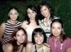 Ana Cecilia Ruiz Moreno, Carmen Villarreal, Monse Carrillo, Daniela López, Brenda Montañez, Angélica Ruiz