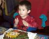 El pequeño Víctor Albarrán Sánchez captado en la fiesta infantil de su cumpleaños.