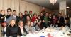 Señora Beatriz Ruiz de González acompañada de sus hijos, nietos y bisnietos en su cena de Navidad.