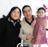 Ana Azul Ayala salgado festejó dos años en compañia de sus padres, Jahir Alberto Ayala y Maricruz Salgado de Ayala.