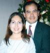 CP Javier Lozano Torres y C.P. Mayela del Carmen Santacruz de Lozano celebraron su segundo aniversario de matrimonio, el pasado 13 de abril de diciembre de 2004.